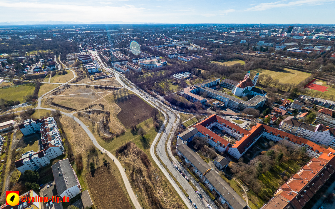 20.02.2023 - der Hachinger Bach zwischen Berg am Laim und Neuperlach